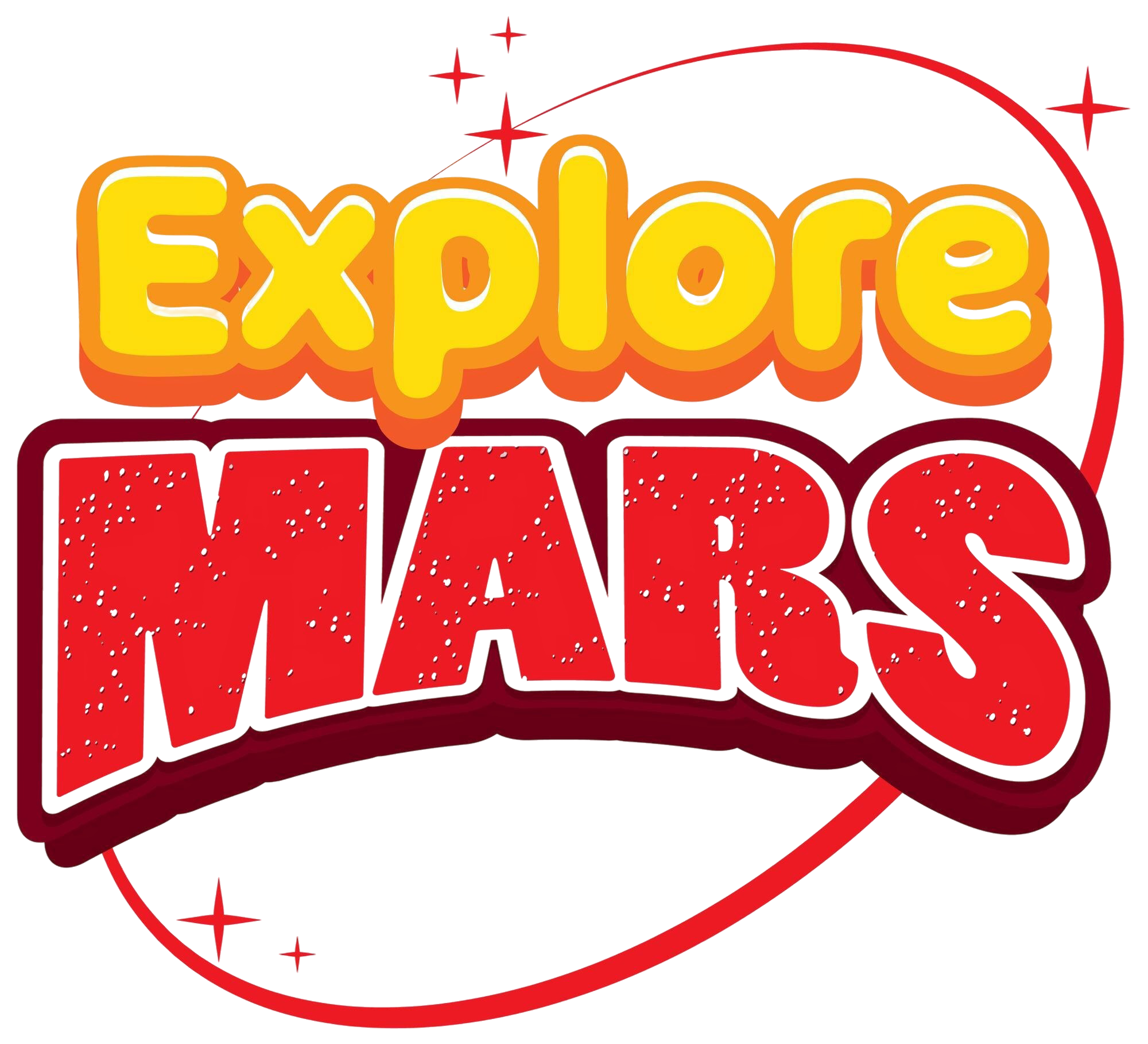 explore-mars-word-logo-design